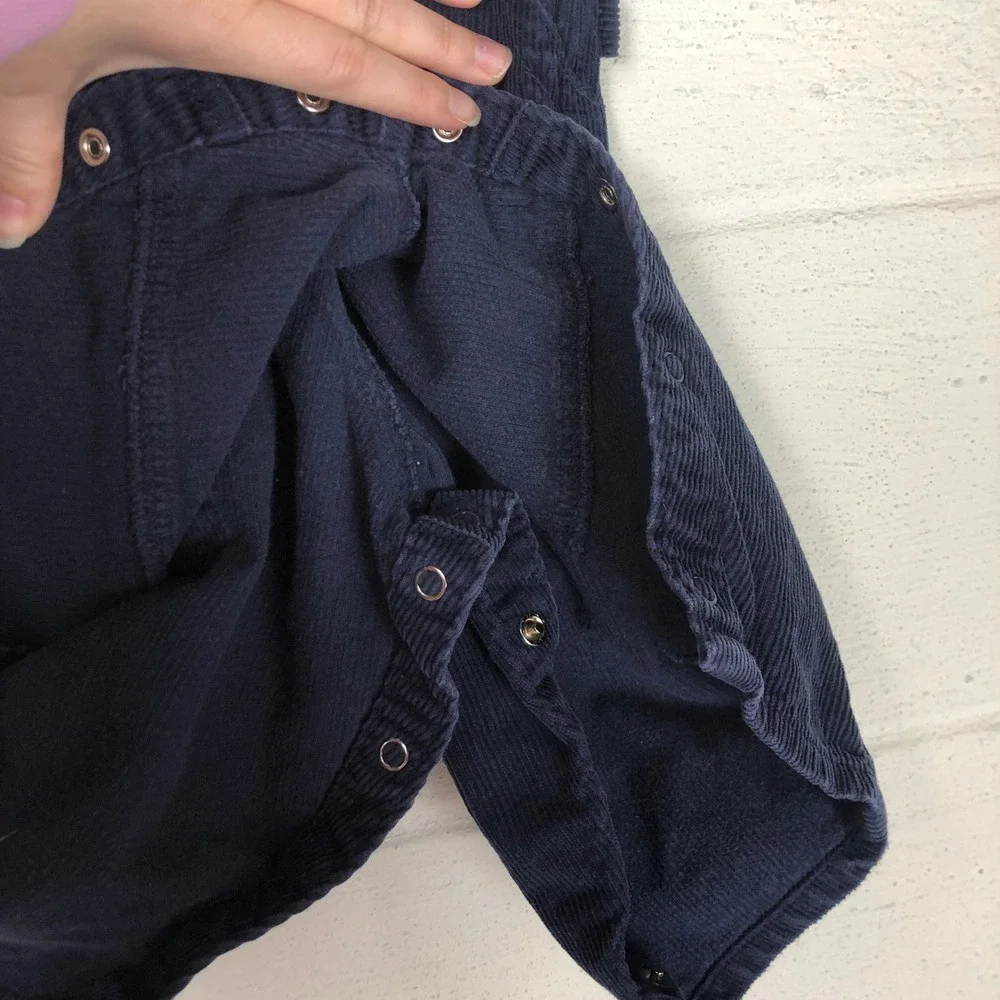 Vintage Y2K OshKosh Kids Corduroy Overalls‎ Size 18 Months Blue